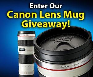 CurrentPhotographer.com Canon Lens Mug Giveaway!