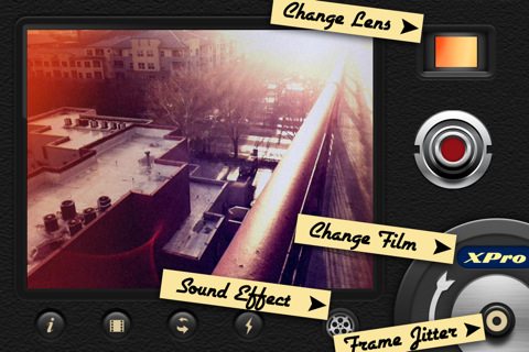 8mm Vintage Camera iOS App Screen