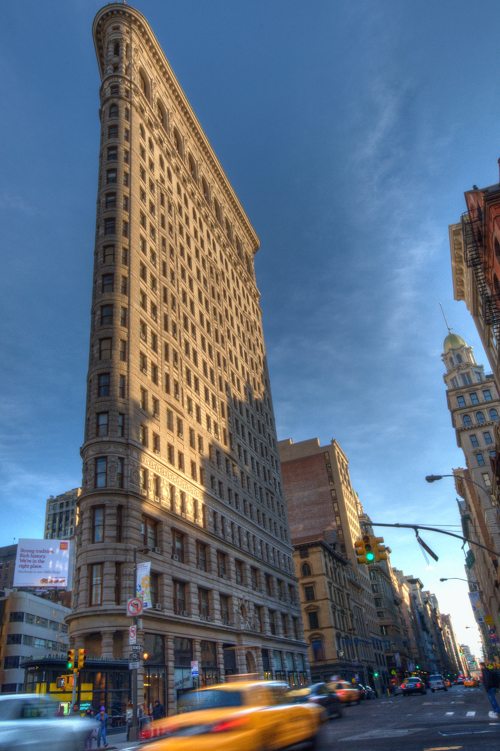 The Flatiron Building in NYC