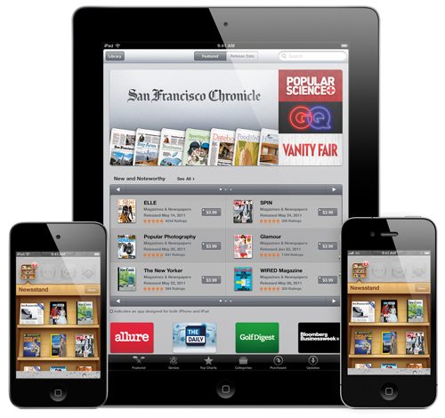Apple iOS 5 Newstand Feature
